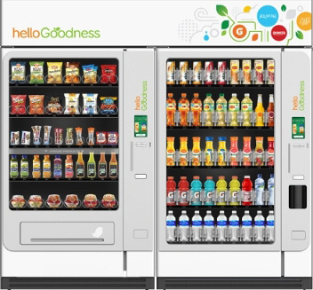 Hello Goodness healthy vending machine